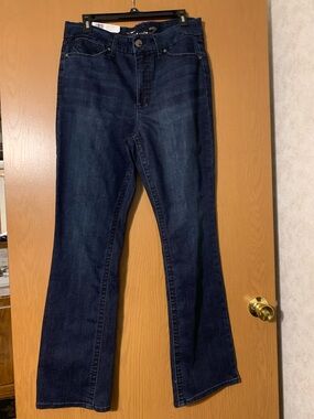 Seven7 Women's Dark Indigo Bootcut Jeans